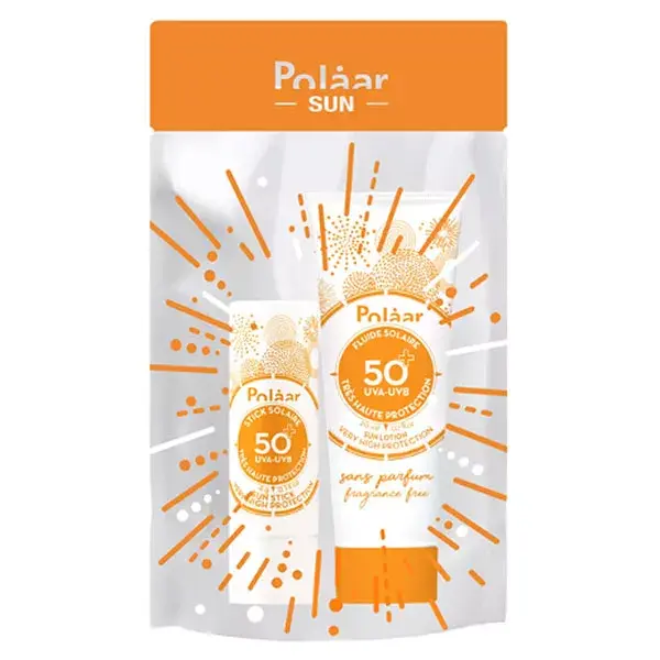 Polaar Kit Solaire SPF50+ Stick et Fluide