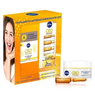 Nivea Pack Q10 Anti-aging and Energizing Treatment with Vitamin C and E