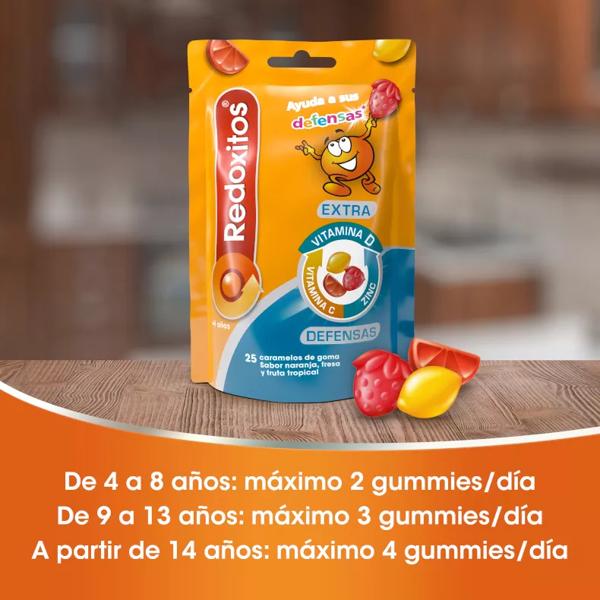 Redoxitos Extra verdediging +4 jaar 25 snoepjes