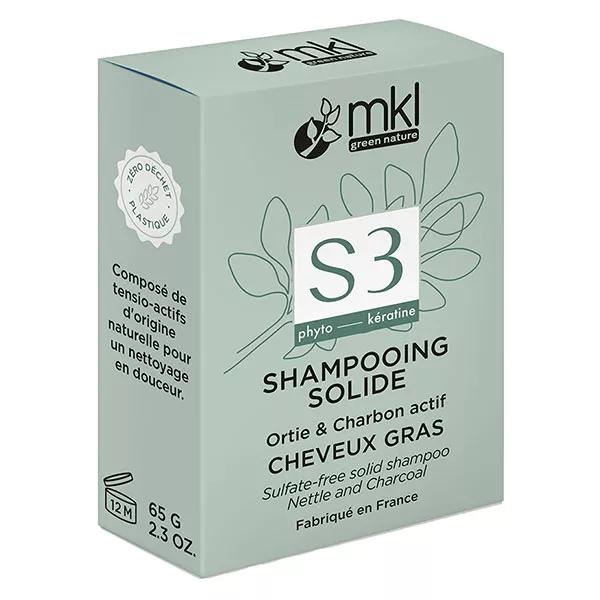 MKL Shampoo Solido Ortica e Carbone Capelli Grassi 65g