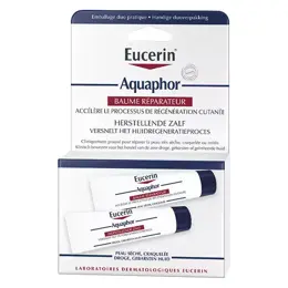 Eucerin Aquaphor Baume Réparateur Cutané Peaux Sèches 2 x 10ml