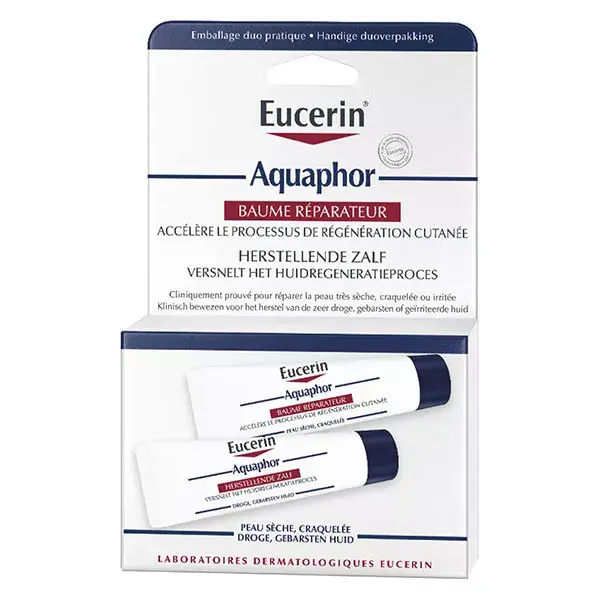 Eucerin Aquaphor Skin Repair Balm for Dry Skin 2 x 10ml