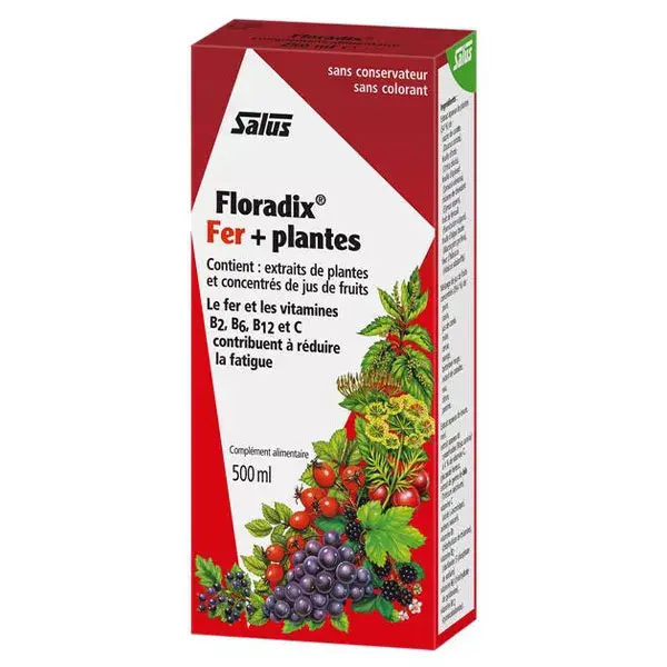 Salus Floradix Fer + Plantes 500ml Hierro + Plantas