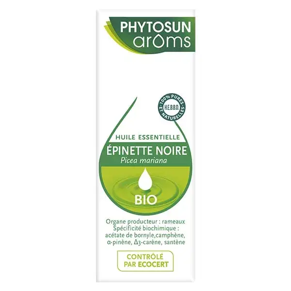 Phytosun Aroms Huile Essentielle Epinette Noire Bio 5ml