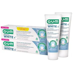Gum Original White Toothpaste 2x75 ml
