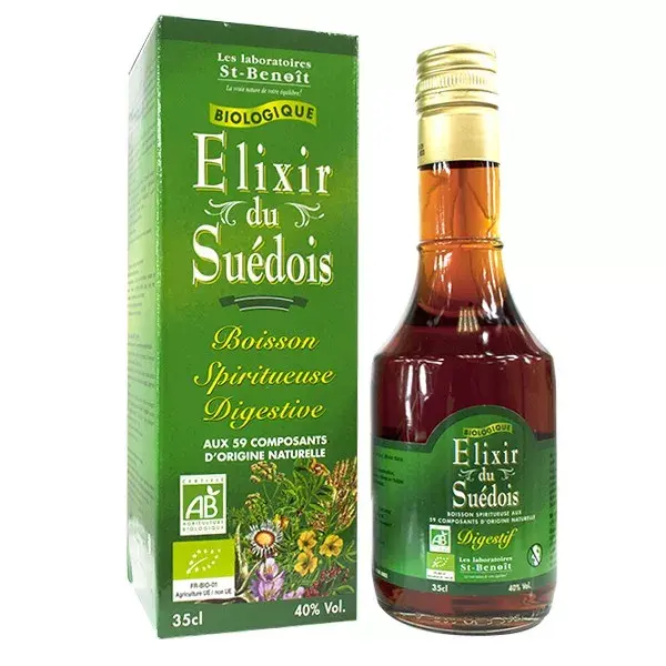 Elixir du Suédois Boisson Spiritueuse Digestive Bio 35cl (40% vol)