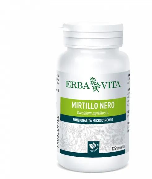 Erba Vita Mirtillo Nero Integratore Microcircolo 125 Tavolette