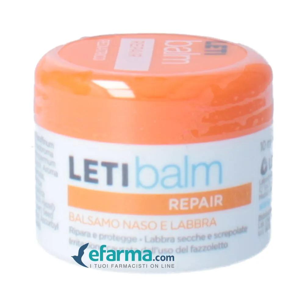 Leti Balm Pediatrico Balsamo Idratante Naso E Labbra Secche Vasetto 10 ml