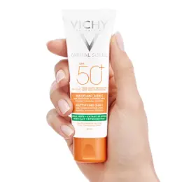 Vichy Capital Soleil Crème Solaire Visage Matifiante 3 en 1 SPF50+ 50ml