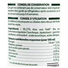 Pur Aloé Gel d'Aloé Vera à Boire 500ml