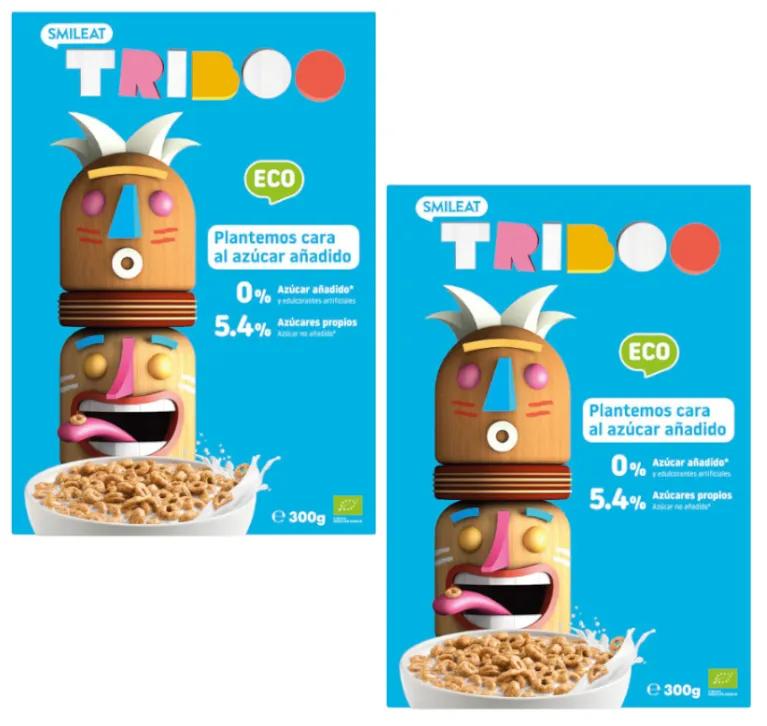 Céréales pour petit-déjeuner Smileat Triboo Eco 2x300 gr