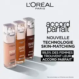 L'Oréal Paris Accord Parfait Fond de Teint Fluide N°8,5R Noix de Pécan Rose 30ml