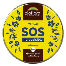 Biofloral Sos Secours Nuit Paisible Pastilles Bio 50 Gr