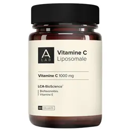 A-Lab Vitamine C Liposomale 1000mg - Vitalité, Anti-Fatigue, Antioxydant - 60 gélules