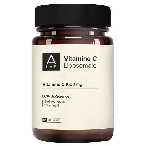 A-Lab Vitamine C Liposomale 1000mg - Vitalité, Anti-Fatigue, Antioxydant - 60 gélules