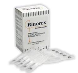 Rinorex Fiala Doccia Nasale 5 ml 15 Pezzi