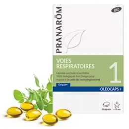 Pranarom Oleocaps 1 Voies Respiratoires Bio 30 capsules