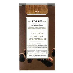 Korres Capillaire Colorazione Permanente Biondo Dorato 7.3