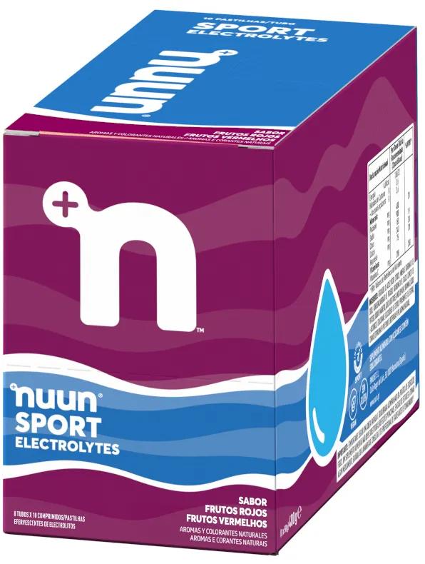 NUUN Sport Électrolytes Fruits rouges 8x10 comprimés effervescents