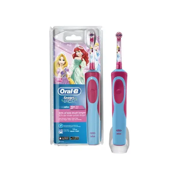 Oral B cepillo de dientes de alimentacin fases elctrica princesas nio + 3 aos