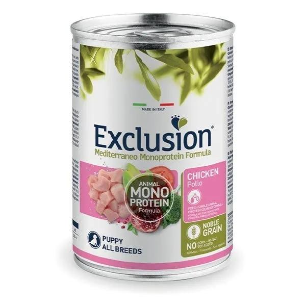 Exclusion Mediterraneo Monoprotein Puppy Pollo 400 Gr