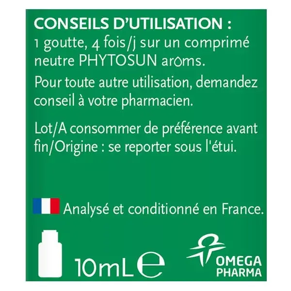 Phytosun Aroms Essential Oil Peppermint Organic 10ml
