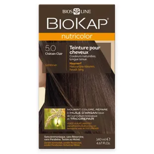 Biokap Nutricolor Tintura per Capelli 5.0 Castano Chiaro 140ml
