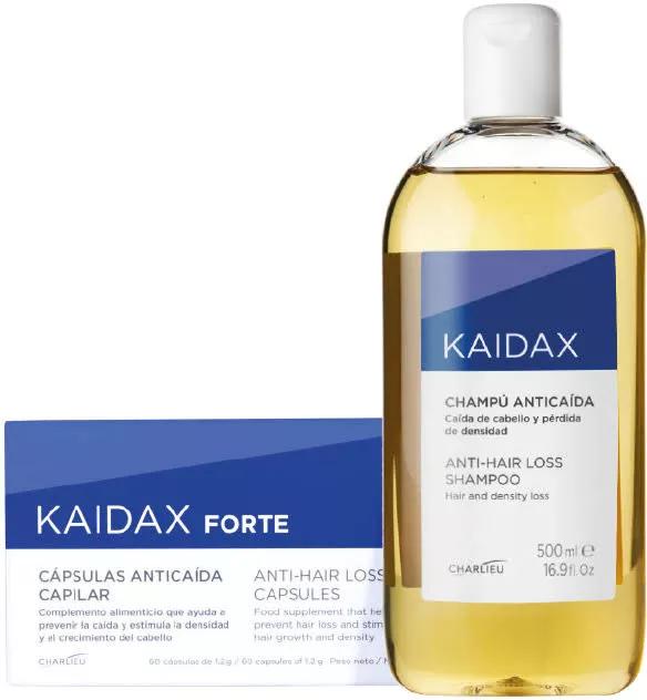 Kaidax Pack Forte 60 Cápsulas + Champô 500ml (50% desconto)