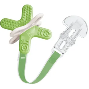 Mam Bite & Relax Phase 2 Teether + Clip +4m Green 1 unit