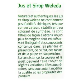 Weleda Détox et Vitalité Jus de Bouleau Bio 250ml