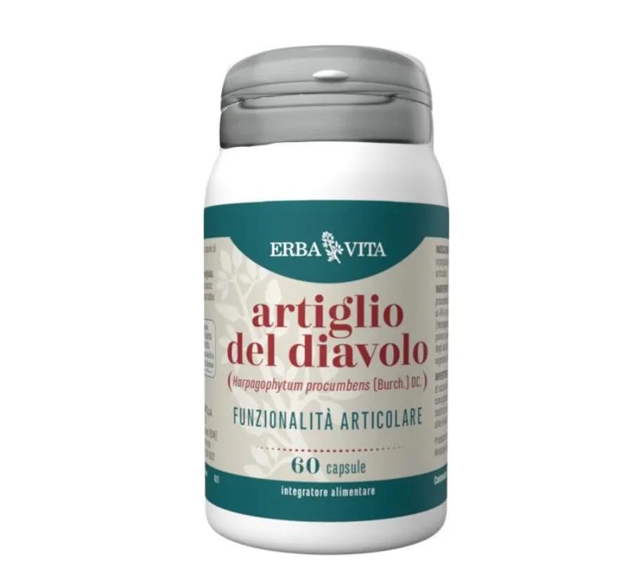 Erba Vita Artiglio del diavolo Integratore Articolare 60 Capsule 500 mg