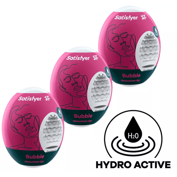Satisfyer Masturbator Ei 3 stuks Bubble