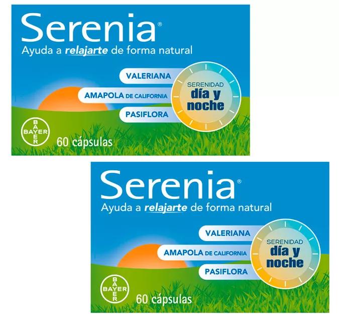 Serenia Relaxation Naturelle 2x60 Gélules FORMAT ÉCONOMIQUE 25% de remise