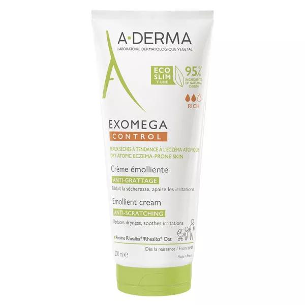 A-Derma Exomega Control Crème Émolliente Anti-Grattage 200ml