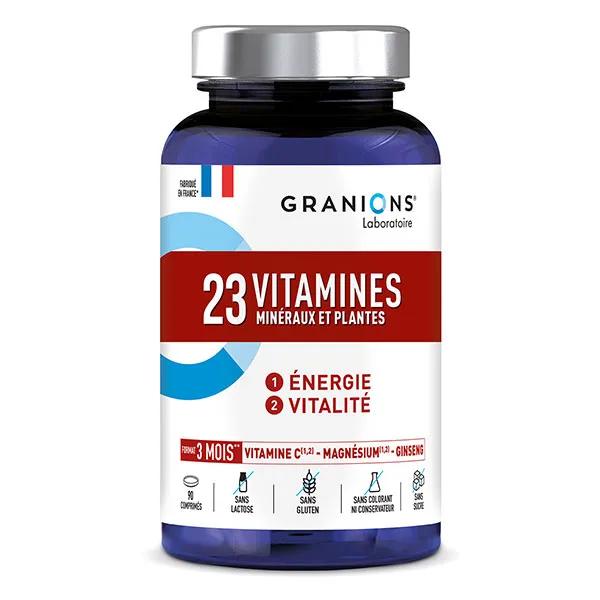 Granions 23 Vitaminas Energía Vitalidad 90 comprimidos