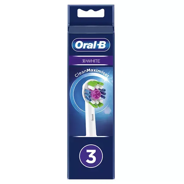 Oral B Cabezal 3D White pour Brosse à Dents Electrique Loate de 3 unidades