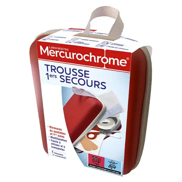 Mercurochrome Hygiène et Soins Trousse Premiers Secours