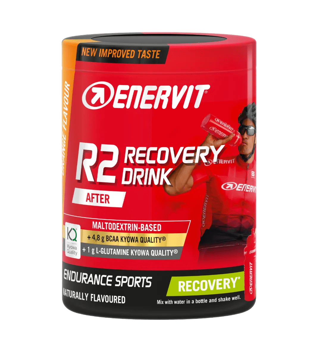 Enervit R2 Recovery Drink Integratore Per Sportivi Gusto Arancia Barattolo 400 gr