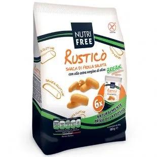 Nutri Free Rusticò Snack Di Frolla Salata Senza Glutine 180 g