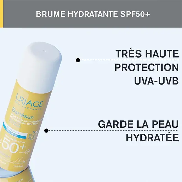 Uriage Bariésun Brume Sèche Solaire SPF50+ 200ml