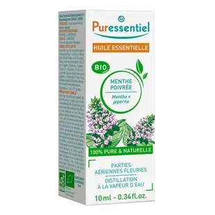 Olio essenziale di menta piperita biologico Puressentiel 10 ml