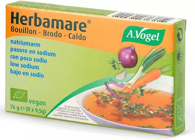 A.Vogel Herbamare Bouillon Faible En Sodium 8 Cubes