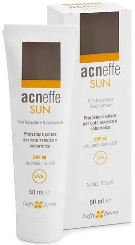 Acneffe Sun Protezione Solare SPF30 Per Pelle Acneica e Seborroica 50 ml