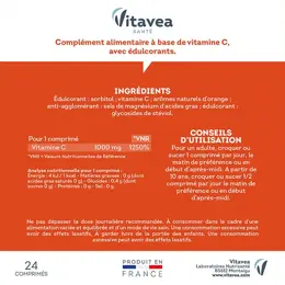 Vitavea Vitamine C 1000mg Energie au quotidien 24 comprimés à croquer