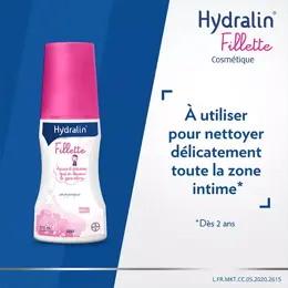 Hydralin Fillette Mousse Lavante Soin Zone Intime 150ml