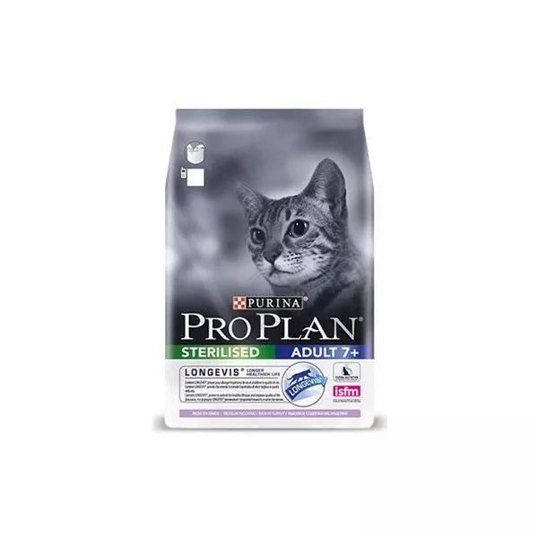 Proplan Cat Senior (+7 years old) Sterilised Longevis Turkey Kibbles 3kg