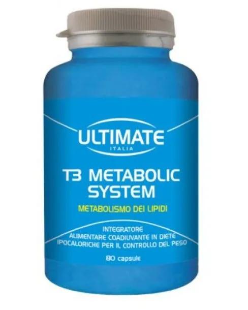 T3 Metabolic System Integratore 80 Capsule