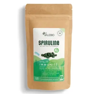 Valebio Spirulina 500mg Bio 240 compresse