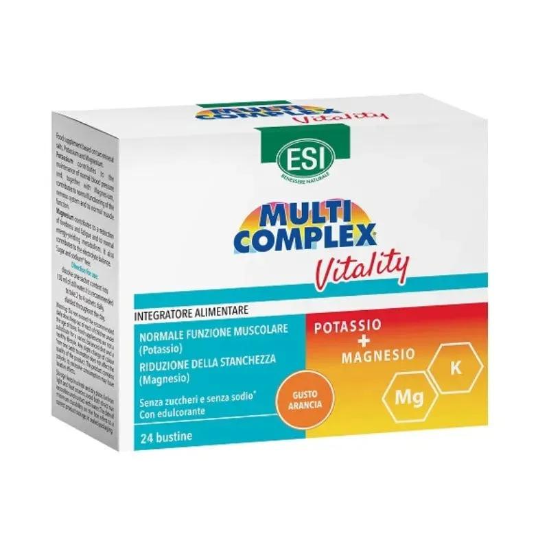 Esi Multicomplex Vitality integratore per Muscoli e Stanchezza 24 Bustine