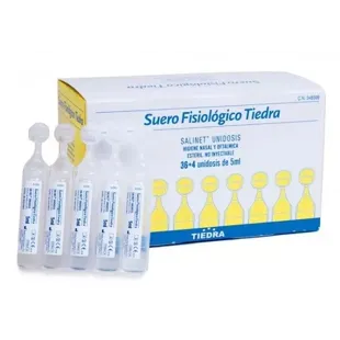 Tiedra Salinet Physiological Serum 40 units x 5 ml